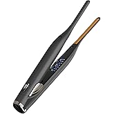 GLAMPALM Stiletto Hair Straightener 0.3" Pencil Ceramic flat iron Infused with Vita C, Korea's No.1 Professional Salon Tool for Short Hair, Dual Voltage, 7 Heat Setting(150°–450°), 10s Heat-Up (GP141)