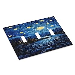 Tewujay Decorative Light Switch Covers 3 Toggle