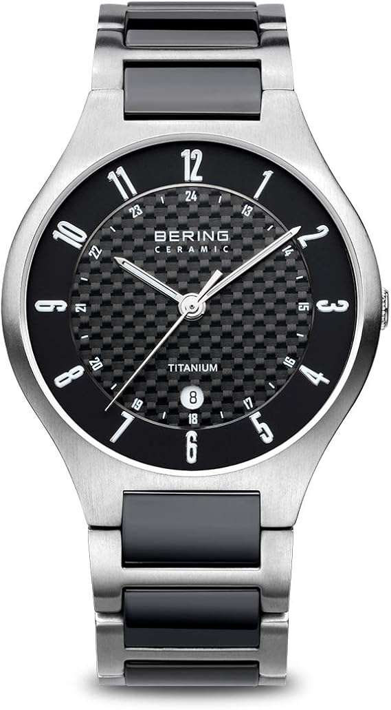 Amazon Bering Time 702 メンズ チタン コレクション 腕時計 チタンバンド 傷つきにくい サファイアクリスタル デンマークでデザイン メンズ腕時計 腕時計 通販
