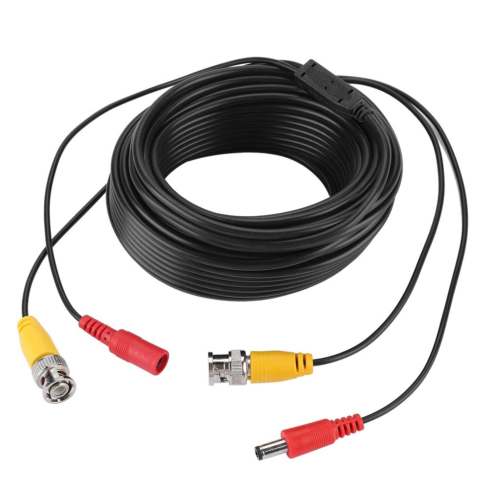 5M,10M,15M,20M BNC Video Power Cable for CCTV Surveillance DVR Camera Monitoring System (20M)