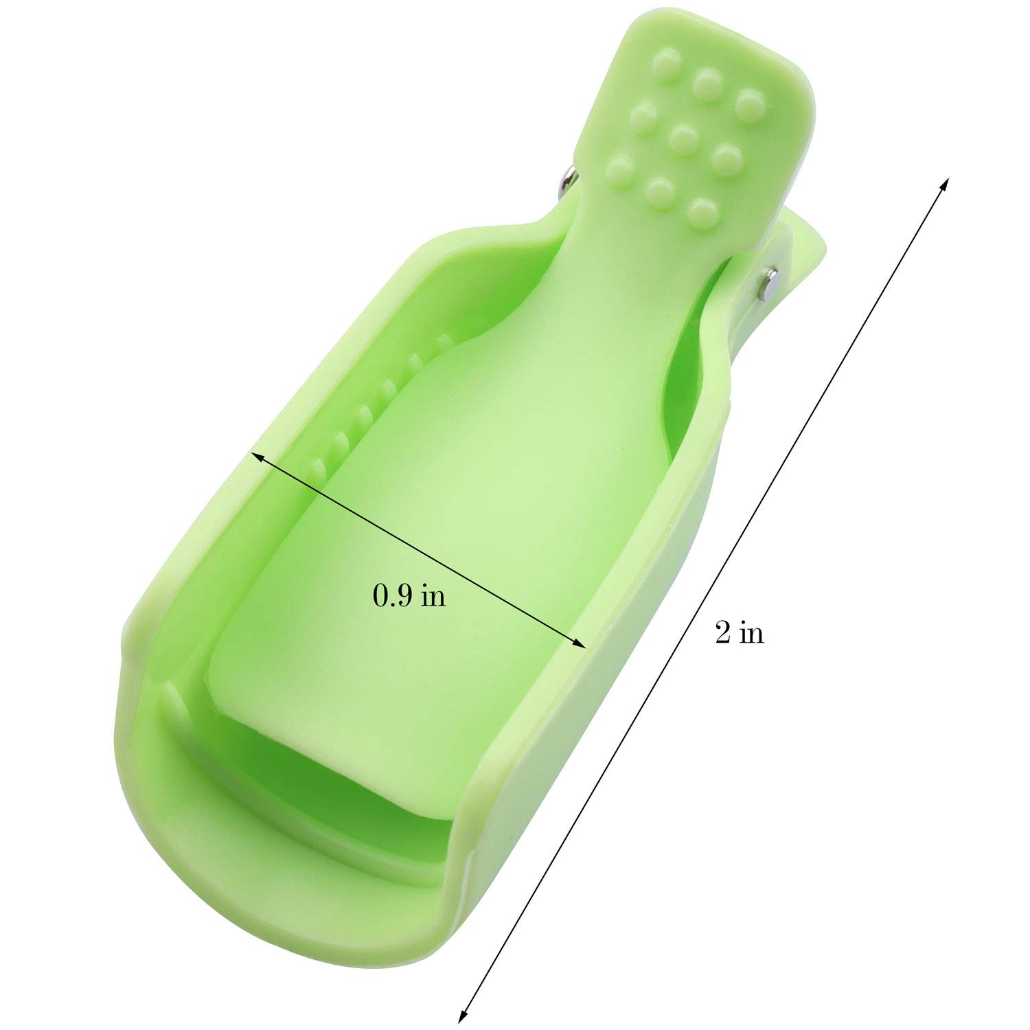 50 PCS Plastic Acrylic Nail Polish Remover Clip Cap, Soak Off UV Gel Polish Remover Wrap Tool : Beauty