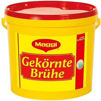 Maggi Gekornte Bruhe Vegetarisch Sofort Losliche Bruhe Mit Aromatischem Geschmack 1er Pack 1 X 10kg Eimer Amazon De Lebensmittel Getranke