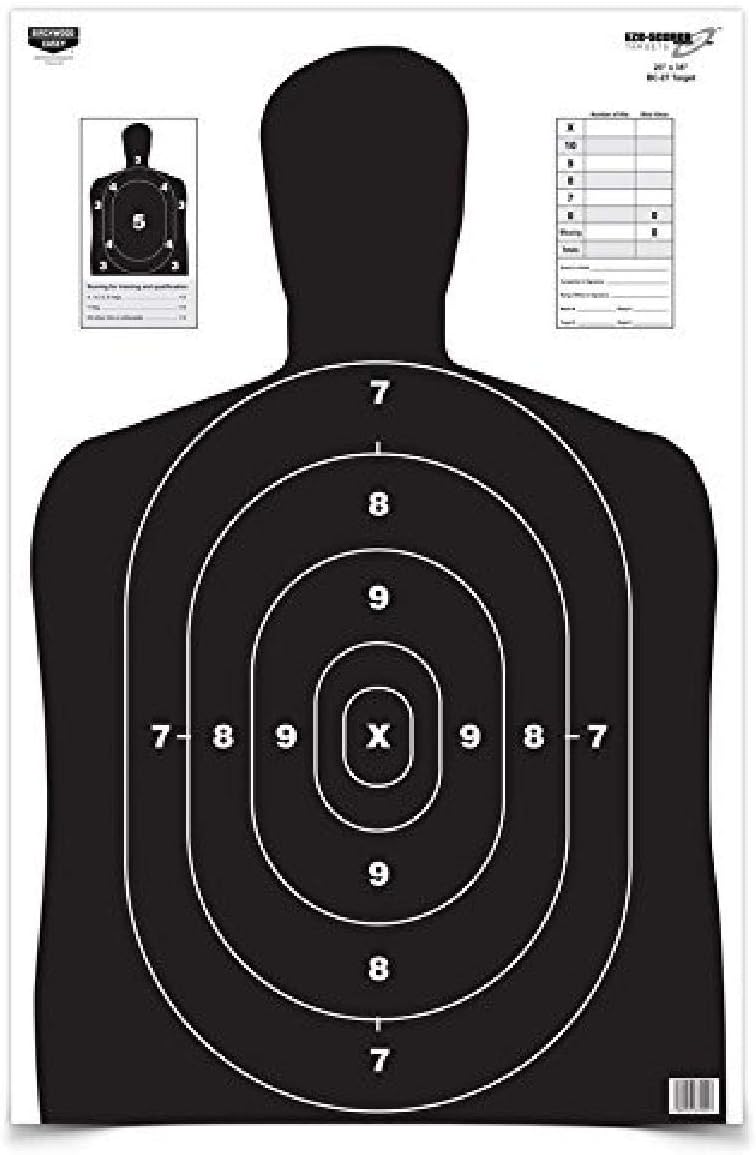 Birchwood Casey Eze-Scorer BC27 Paper Target (Per 5), Black, 23 x 35-Inch : Sports & Outdoors