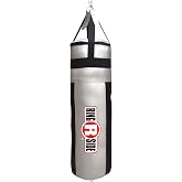 Ringside Apex 100 lb Filled Heavy Bag for Boxing, MMA &amp; Kickboxing | Filled synthetic leather bag, reinforced seams, nylon straps &amp; hanging clip, 42 x 14 in, home or gym training