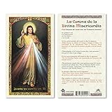 Corona Divina Misericordia Laminated Prayer Cards