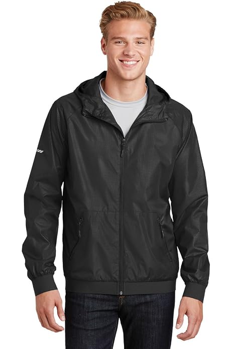 Sport-Tek JST53 Embossed Hooded Wind 