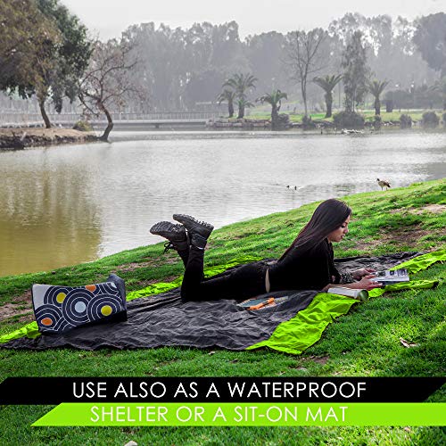 Lightweight Double Camping Hammock Adjustable Tree Straps