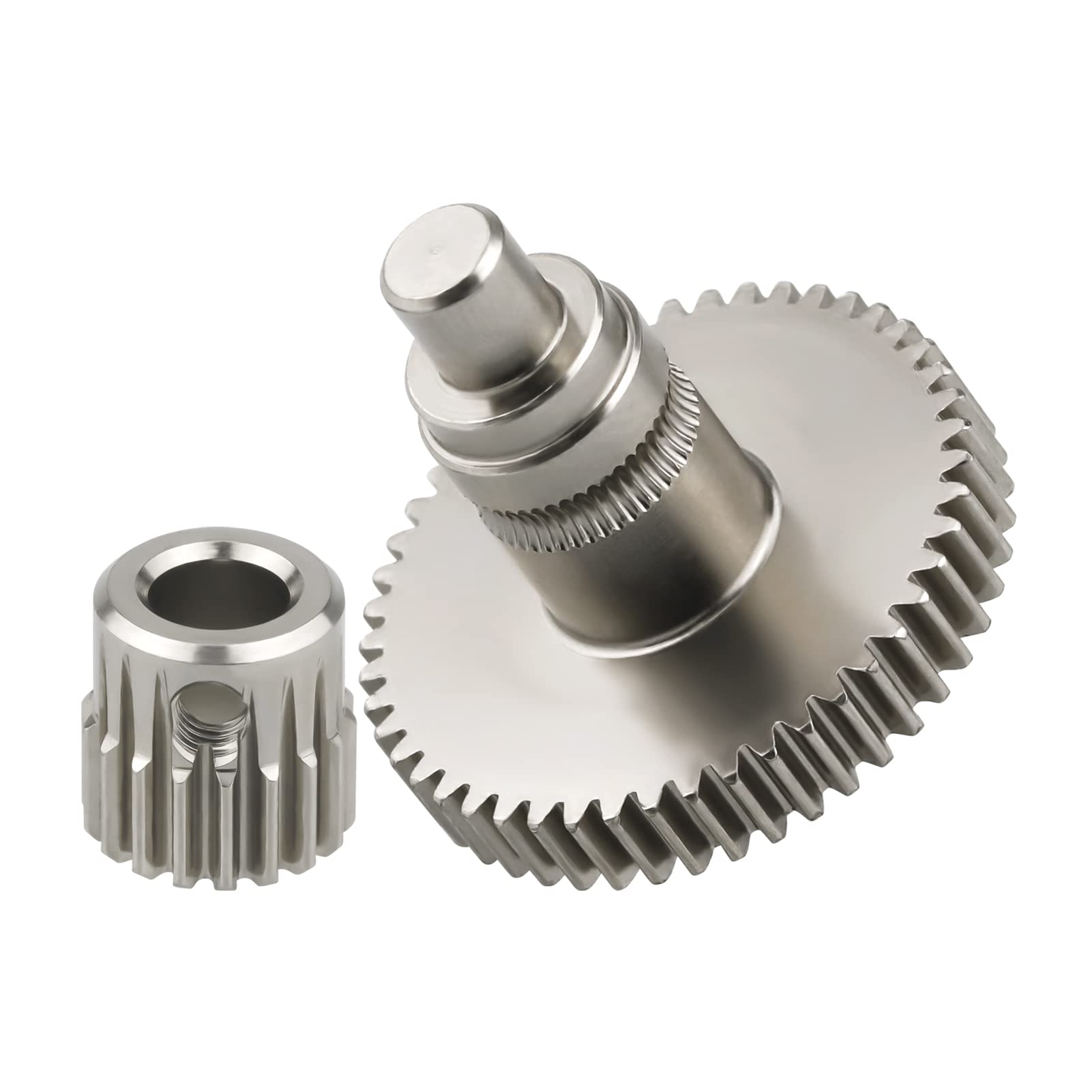 POLISI3D High Precision Nickel Plated Hardened Steel Extruder Gear Set, Mini Motor Pinion Extruder Spur Compatible with Prusa Mini 3D Printer