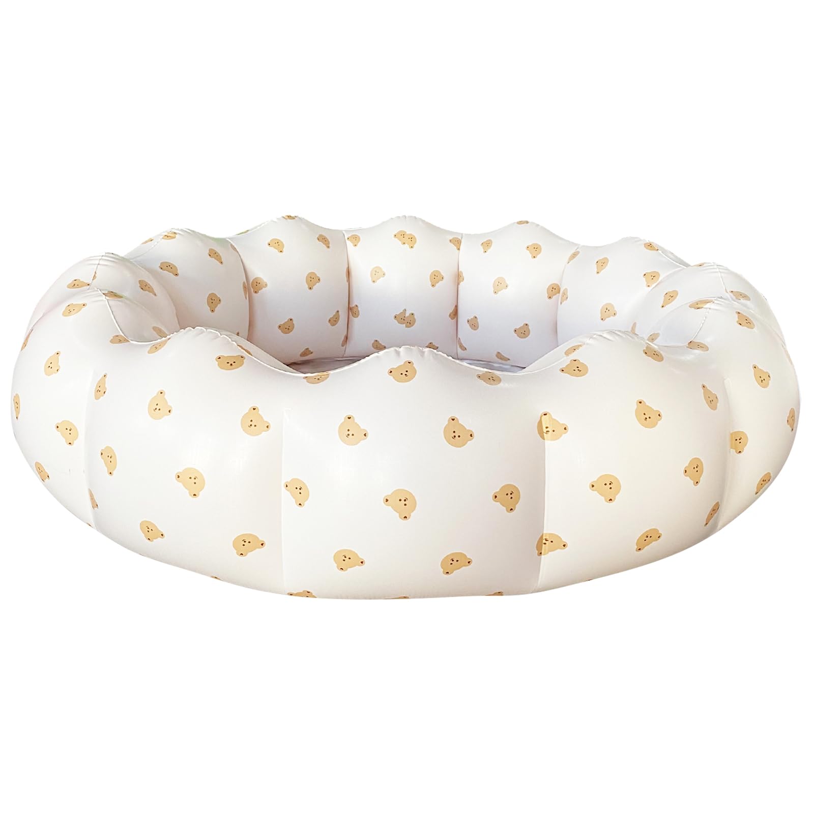 Photo 1 of AirSwim Inflatable Baby Pool, Portable Paddling Baby Swimming Pool for Toddlers Ages 0-3 Years Girls and Boys, Indoor& Outdoor, Garden and Backyard Summer Water Party, 35.4x9.8 in (Bear Head)