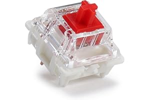 GYTHVS Gateron G Red Pro 3.0 Switches 5pin Pre-lubed Linear Mechanical Keyboard Switch (70 Pcs,Pro Red)