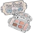 Flower Knows Swan Ballet Six-Color Makeup Palette,Eyeshadow,Blush,Highlighting & Contour All-in-One Face Makeup Palette with 4 Matte+2 Shimmer Neutral Shades(01 White Swan,0.23 Oz)