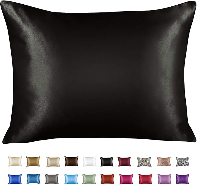 ShopBedding Luxury Satin Pillowcase for Hair Euro Satin