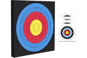 FENJANER Archery 20" Foam Target for Backyard EVA Arrow Target Square Moving Foam Targets for Outdoor Shooting Practice Training Compound Bow and Recurve Bow