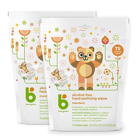 babyganics hand sanitizers & wipes