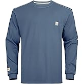 VANLENS FR Shirts for Men CAT2/HRC2 6.5oz Lightweight Fire Resistant Shirts for Men Long Sleeve Crewneck T-Shirt