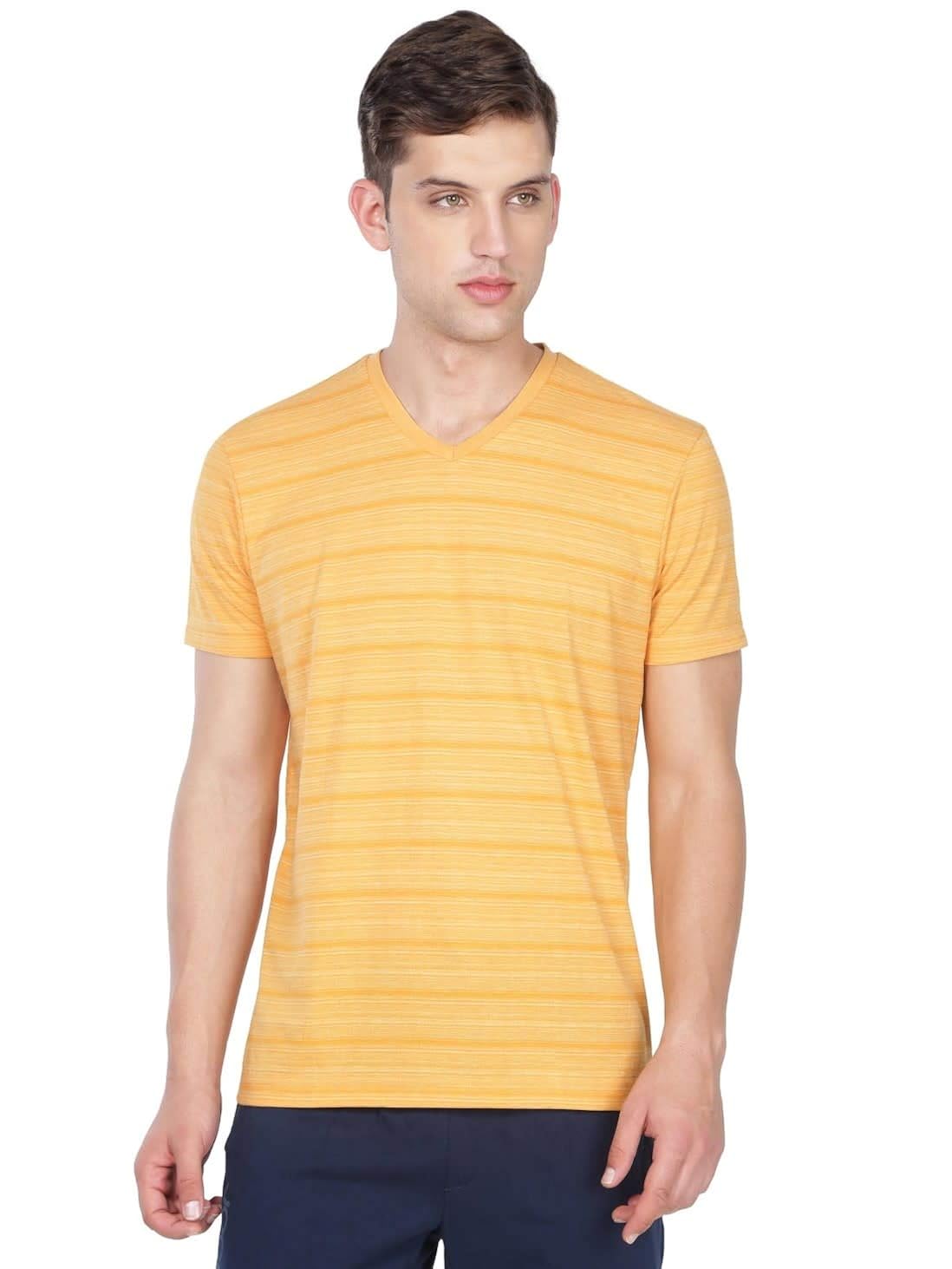 Buy Jockey Men's Striped Regular Fit TShirt at Amazon.in