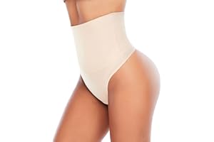 Werena Tummy Control Thong Shapewear for Women Seamless Shaping Thong Panties Body Shaper Underwear