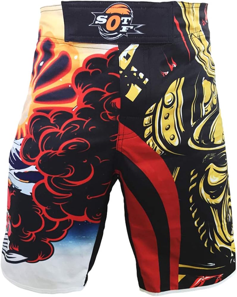 SOTF Shorts Kick Boxing Tiger Muay Thai Shorts MMA Boxing Fight Wear Yokkao Bermuda MMA Boxing Sanda: Clothing