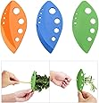 Snowyee Herb Stripping Tool, Easy Stripping Kale Collard Greens Chard Thyme Leaves Herb Remover Tool (3 in 1 Set)
