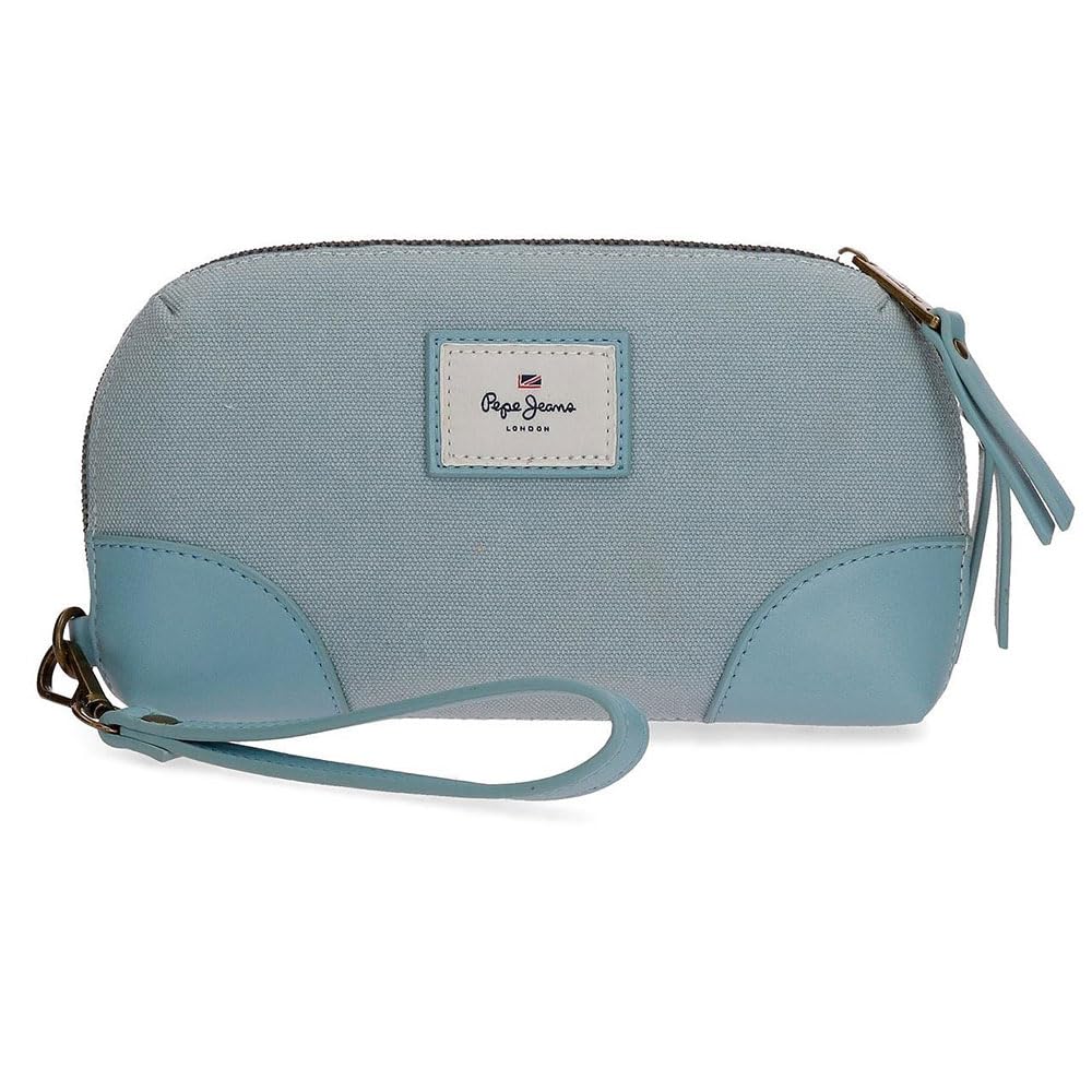 Pepe Jeans Cora Handbag Blue 20 x 11 x 4 cm Cotton