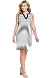 Lands End Womens Plus Size Cotton Jersey Sleeveless Swim Cover | Desertcart  Belize