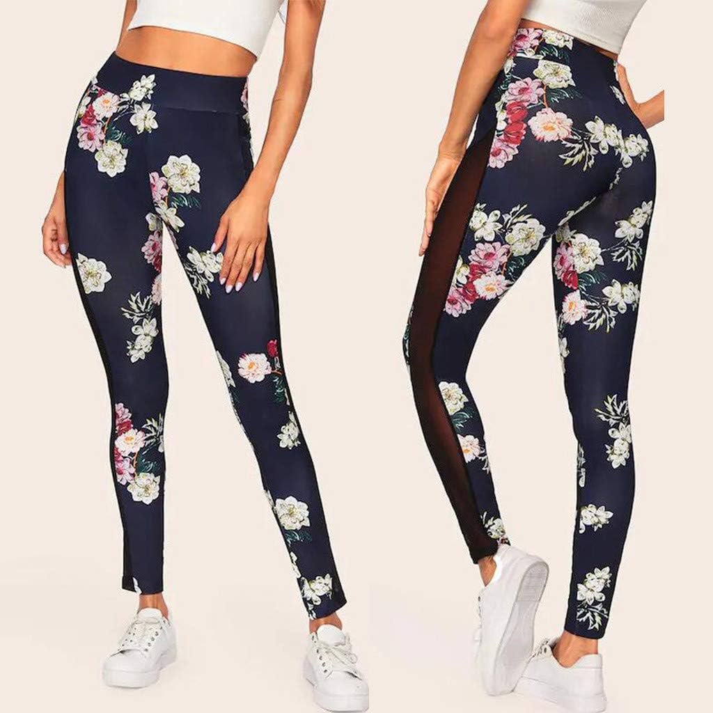 floral print yoga pants