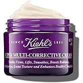 Kiehl's Super Multi-Corrective Cream, Anti-Aging Wrinkle Reducing Face and Neck Cream, Evens Skin Tone, Smooths Skin Texture,