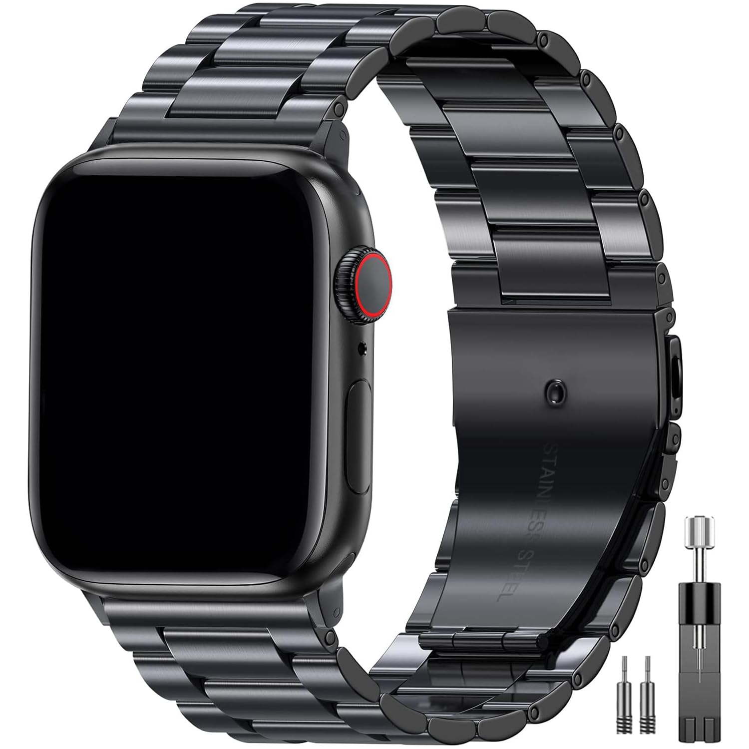 EPULY Metal Band Compatible with Apple Watch Bands for Men 40/41/38/42mm