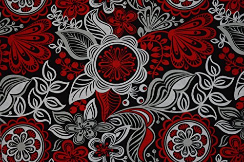 Eco-Friendly // Reusable // Bowl Covers // Set of 3 // Rockin Red Floral