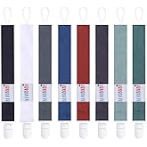 ALVABABY Pacifier Clip Binky Holder Pacifier Clips Universal Paci Clip Leash for Teether Soothie 8 Pack 8DP03-CA