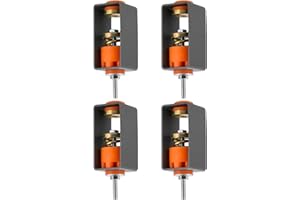 AMGSH Ceiling Vibration Damping Mounts Pro, 4 Pack Spring Vibration Isolator Hangers, 132Lb Capacity Each, Extra Coil & Metal Washer, Ideal for A/C Air Handlers, Home Theaters, Studios, Hotels