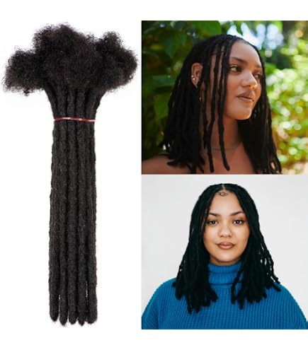 Amazon.com : 8 Inch Dreadlock Extension Human Hair 30  display picture 3