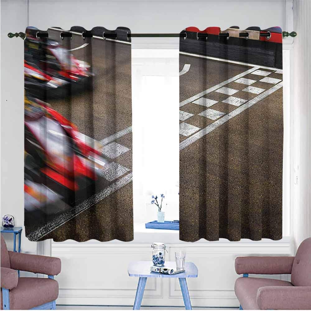 Mdxizc Sliding Curtains Man Cave Crossing The Finish Line Girl Room
