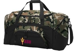 BROAD BAY Large ASU Sun Devils Duffel Bag CAMO Arizona State Suitcase Duffle Luggage