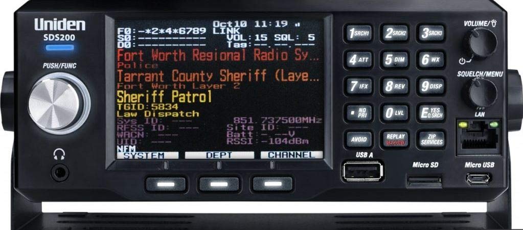 Photo 1 of Uniden SDS200 True I/Q™ TrunkTracker X Base/Mobile Digital Scanner. Incredible Digital Performance. TrunkTracker X Technology Provides The Best Digital Decode Performance in The Scanner Industry.