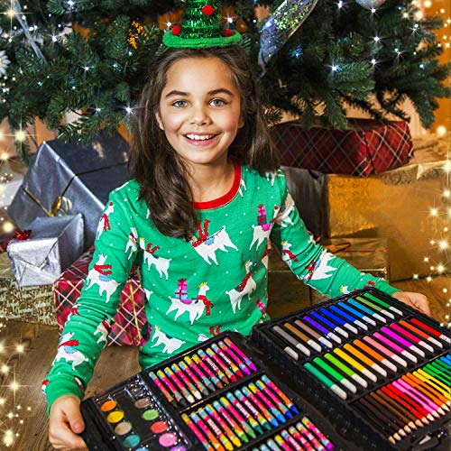 GirlZone: Art Set for Girls, 118 Pieces Arts and Crafts Kit for Kids.