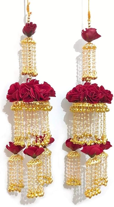 Buy RKM KALIRE Maroon Metal Brass Pearl 