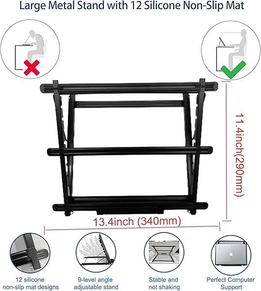 WELZK DIAMOND PAINTING LIGHT BOARD A3, WITH LARGE METAL STAND, L:18.5 × W:13.6 INCHS LARGE DIAMOND PAINTING LIGHT PAD, DIMMABLE DIAMOND ART LIGHT BOARD