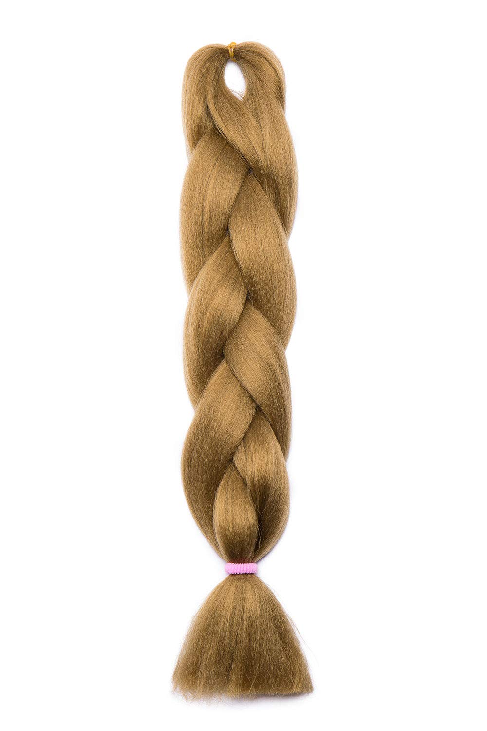 Two Tones Women 24inch Jumbo Braids Hair Afro Crochet Twist Braiding Bulk Hair Style 1 Bundle/100g Fiber Hair Extensions - Dark Blonde