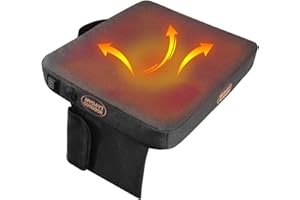 DCQRY Portable Heated Seat Cushion Pad Electric Stadium Seat Cushion Heated USB Power with 3 Levels Fast Heating Hunting Seat