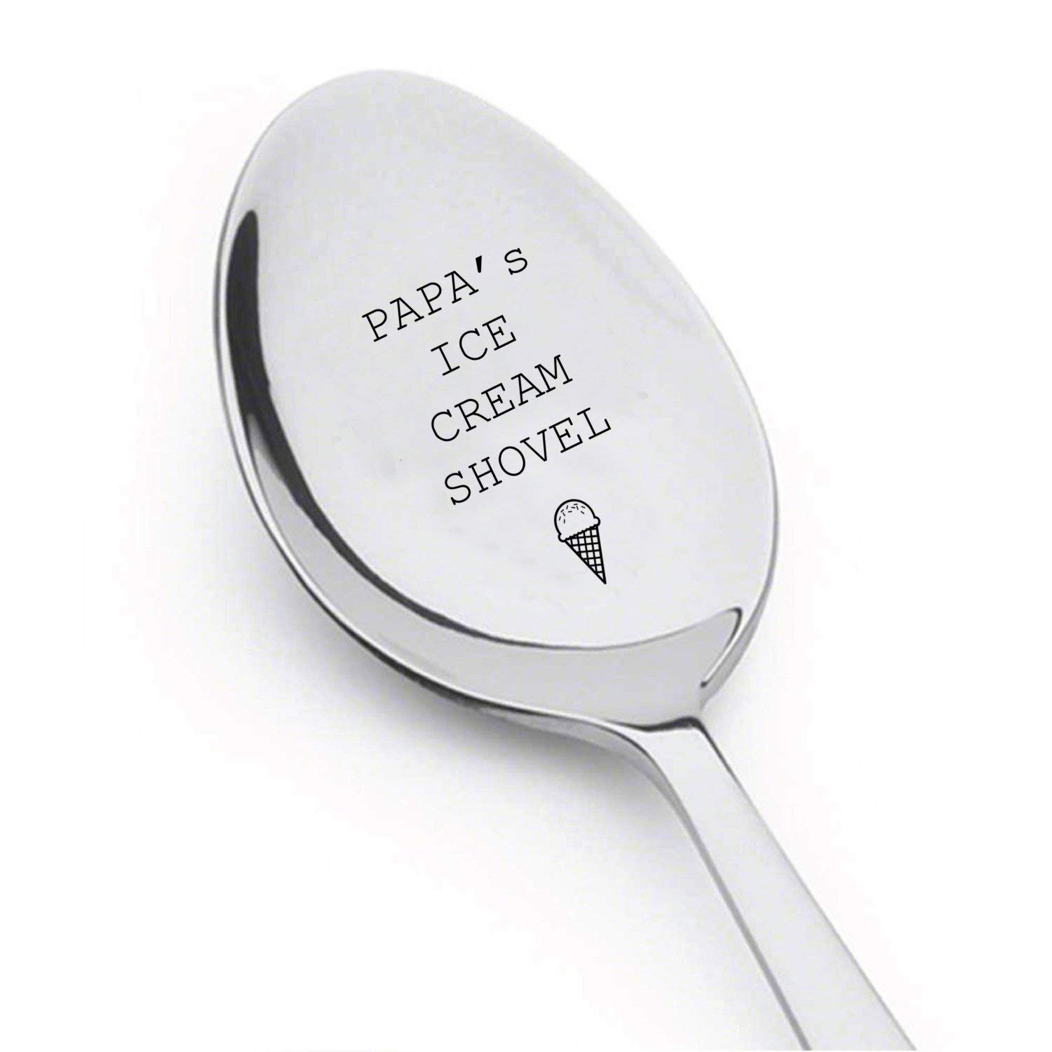 signatives Papa's ice cream Shovel | Father's day gift |Gift for dad | Gift for Ice Cream Lover