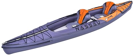 Aufblasbare Kajak 2 Leute -Boden 100%Drop Stitch + PVC laminiert Zray NASSAU 406 x 94 cm