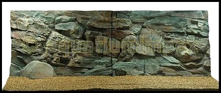 3D Aquarienrückwand 150x60 Rock