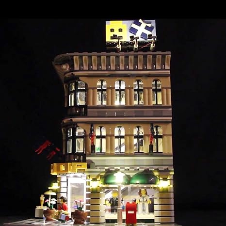DUS Licht Set Led Beleuchtungsset für Lego 10211 Großes Haufhaus, Ohne Lego Set