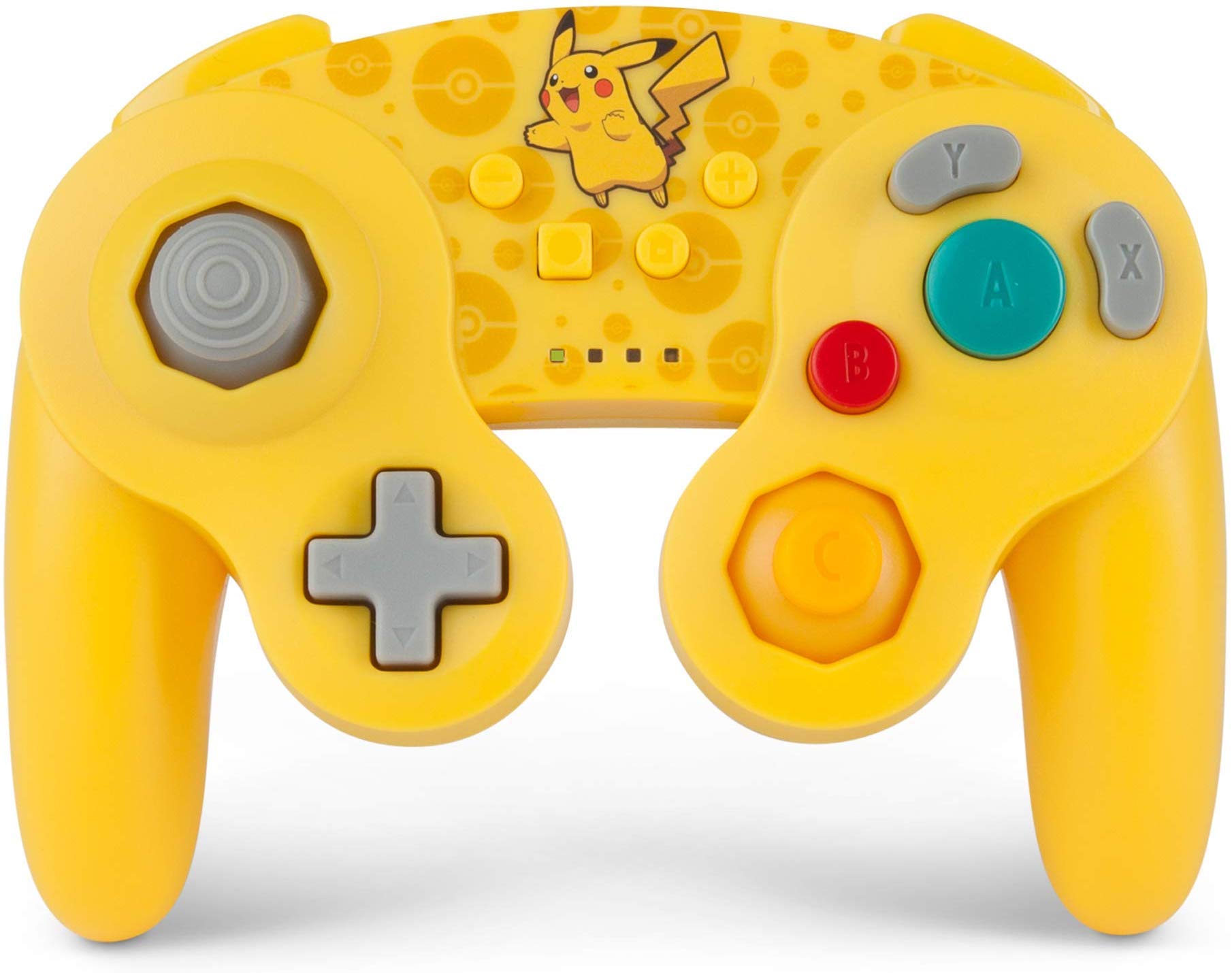 PowerA Pokemon Wireless Officially Licensed GameCube Style Controller/Super Smash Bros. Pikachu — image 1