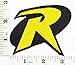 Robin&Batman logo Blak&Yellow logo DC Logo Movie patch Superhero patch Symbol Jacket T-shirt Patch Sew Iron on Embroidered Sign Badge Costume