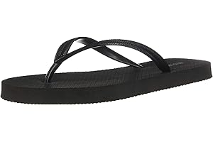 Old Navy Women Beach Summer Casual Flip Flop Sandals (9, Black)