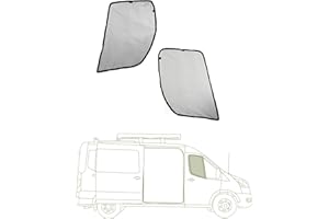 VanEssential Front Door Bug Screens (Pair) Designed for Ford Transit