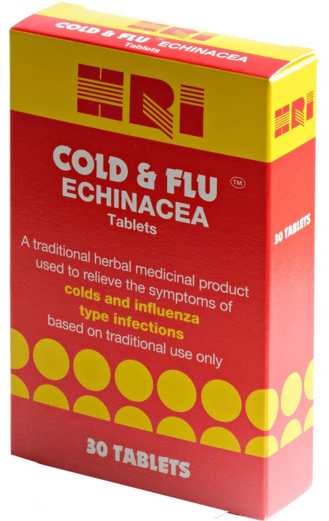HRI Cold and Flu Echinacea 30 Tablets Amazon.co.uk Health & Personal Care