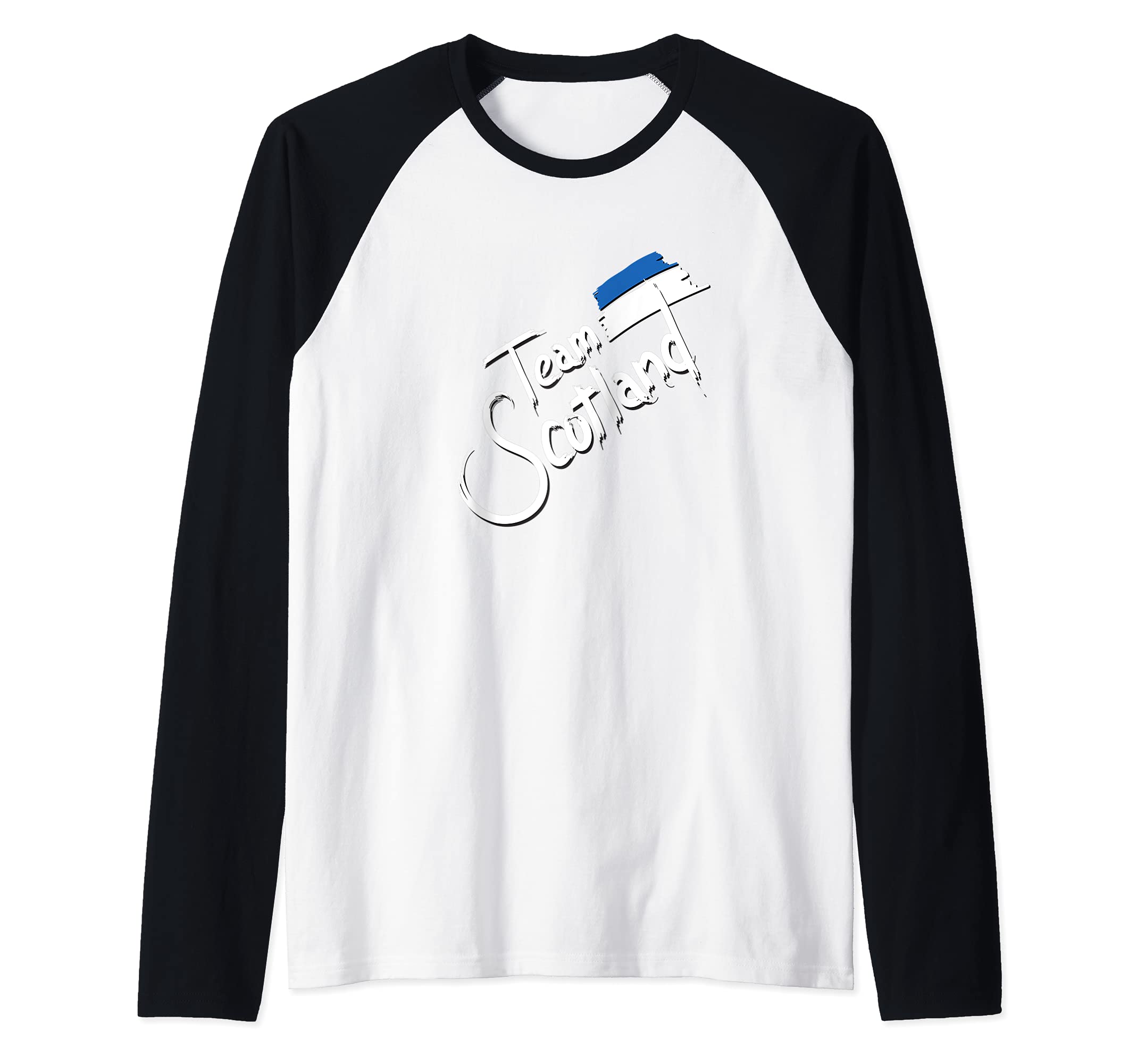 Flag Scotland Raglan Baseball Tee